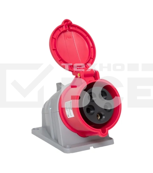 Розетка стационарная наружная EKF 125 ps-125-32-380-PRO PROxima 3Р+РЕ+N 32А 380В IP44