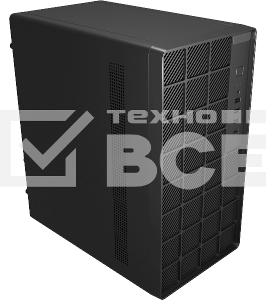 Компьютерный корпус Digma DCC-MN304 черный без БП mATX 2x120mm 2xUSB2.0 1xUSB3.0 audio