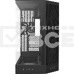 Компьютерный корпус без блока питания Case NZXT H9 Flow RGb+ (2025), Midi-Tower, TG, 6x140мм RGb + 1x120мм RGb, 2xUSB-A 3.2 + 1xUSB-C 3.2, E-ATX, ATX, mATX, mITX черный, фото3