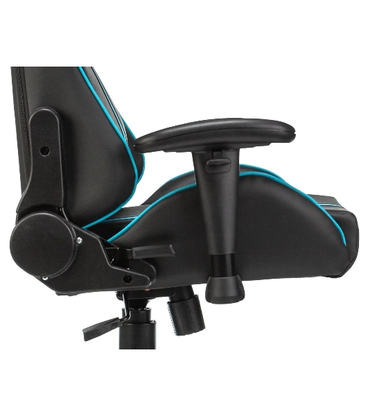 Кресло игровое A4Tech X7 GG-1200 черный/голубой искусственная кожа крестовина пластик