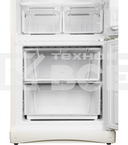 Холодильник Stinol STS 150 E бежевый двухкамерный 191/72л морозилка снизу