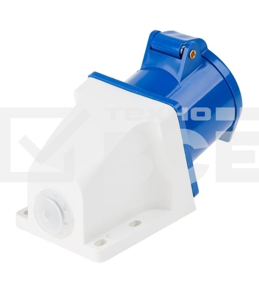 Розетка Rexant 123 стационарная 2Р+РЕ 32А 220В IP44