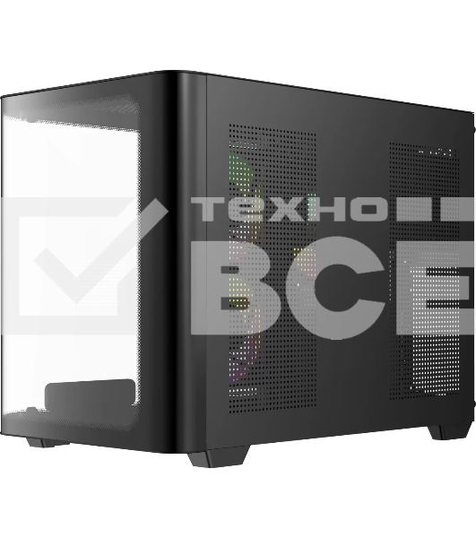 Компьютерный корпус Ocypus Iota C50 BK Curve ARGB Digital mATX без БП (Iota-C50-BKD300CD-GL)