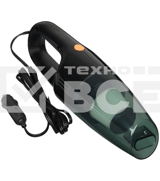 Пылесос автомобильный QUMO VaccoPM 6D черный/серый, 120 Вт, уборка сухая, пылесборник контейнер 0.35 л