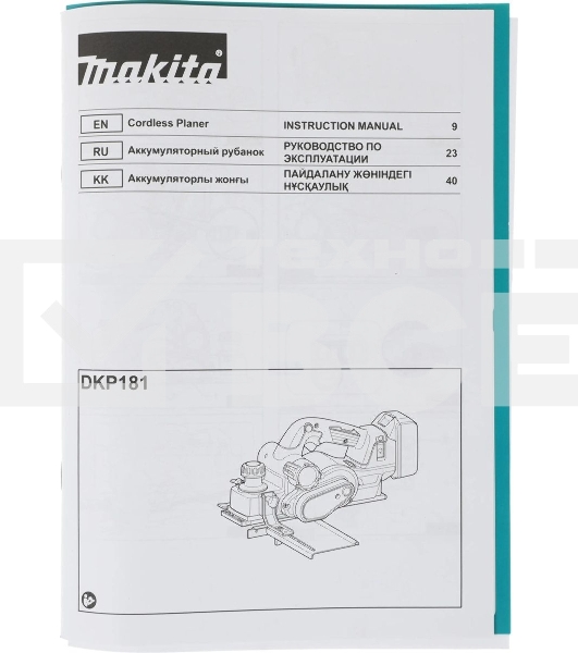 Рубанок Makita DKP181Z 82мм 12000об/мин