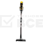 Пылесос вертикальный Brayer BR4273 серый/желтый, питание от аккумулятора, 350 Вт, уборка сухая, пылесборник 0,8 л, фото 1