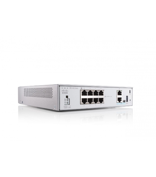 Межсетевой экран Cisco Firepower 1010 FPR1010-ASA-K9, 8×1 Гбит/с