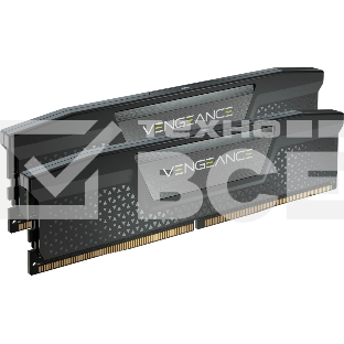 Оперативная память Corsair Vengeance, DDR5, 16GB (2x8 GB), 5200 MHz, CL40, радиатор, чёрный