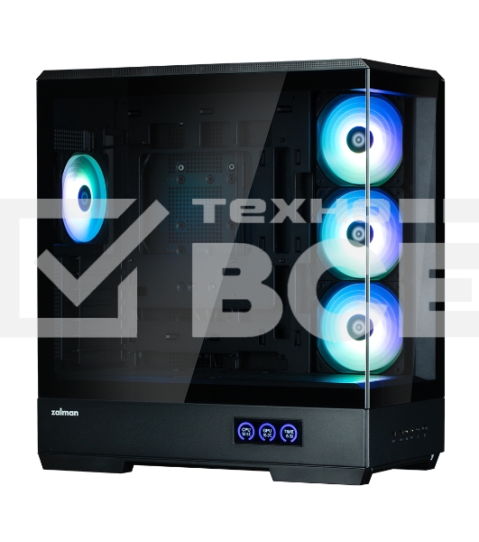 Компьютерный корпус ZALMAN P50 DS, ATX, BLACK, WINDOW, 2x3.5