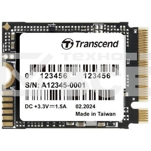 Накопитель SSD Transcend SSD MTE310S, 512Gb, M.2(22x30мм), NVMe, PCIe 4x4, 3D TLC, R/W 3300/1700 Mb/s, IOPs 330 000/690 000, TbW 300, DWPD 0.33, DRAM-less (5 лет)