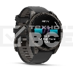 Смарт-часы Garmin Fenix 8 AMOLED Sapphire угольно-черный DLC, черный 47мм, фото3