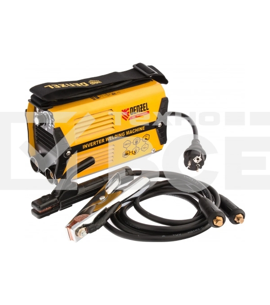 Сварочный аппарат Denzel ds-180 compact 94372  инвертор. дуговой сварки 180А пв 70%