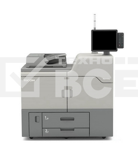 МФУ лазерный Ricoh PRO C7200X, A3+, цветной, ч/б, печ. 85 стр/мин., 4800x2400 DPI, USB, Ethernet