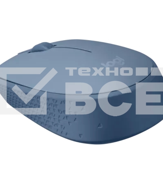 Мышь беспроводная Logitech M172 синий, 1000 dpi, радиоканал, USB, кнопки - 3