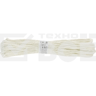 Веревка крученая капроновая Fit 68374 4 мм х 20 м, р/н= 180 кгс