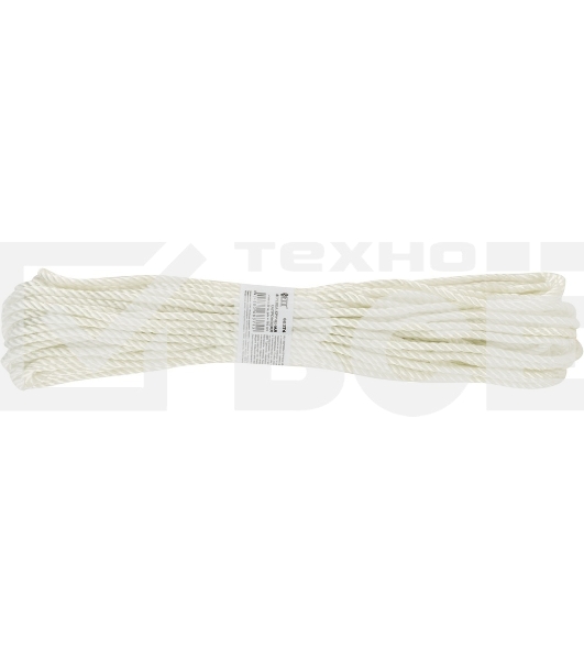 Веревка крученая капроновая Fit 68374 4 мм х 20 м, р/н= 180 кгс