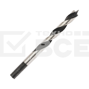 Сверло EDGE by PATRIOT по дереву спиральное 11 мм, W-образная заточка, 1 шт в блистере