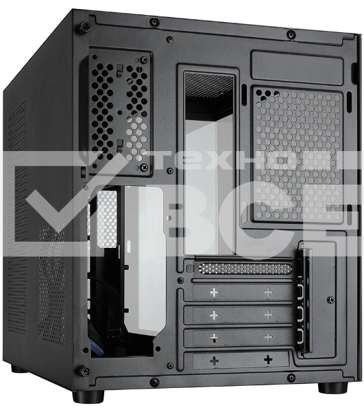 Компьютерный корпус Ginzzu V100 закаленное стекло 1хUSB 3.0,1хUSB 2.0, AU mATX