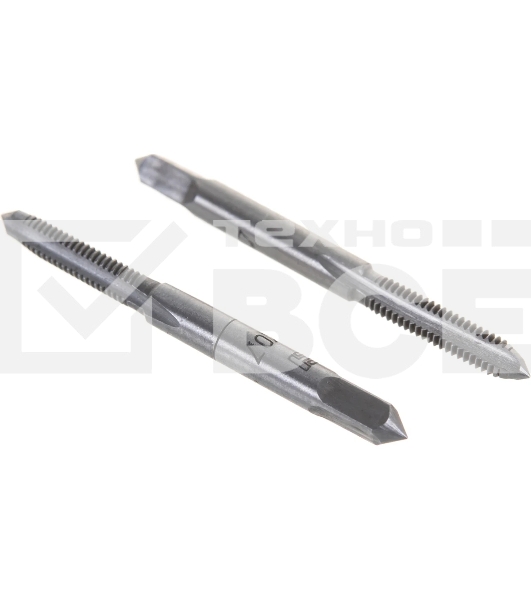 Метчик ручной Сибртех М4 х 0,7 мм, комплект из 2 шт.