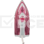 Утюг Scarlett SC-SI30K56 розовый, 2400; Световой индикатор работы: Да; Регулируемый пар до г/мин: 35; Паровой удар до г/мин: 140; Резервуар для воды, мл: 280; Функция разбрызгивания воды: Да; Терморегулятор: Да; Вертикальное отпаривание: Да; Регулировка с, фото6