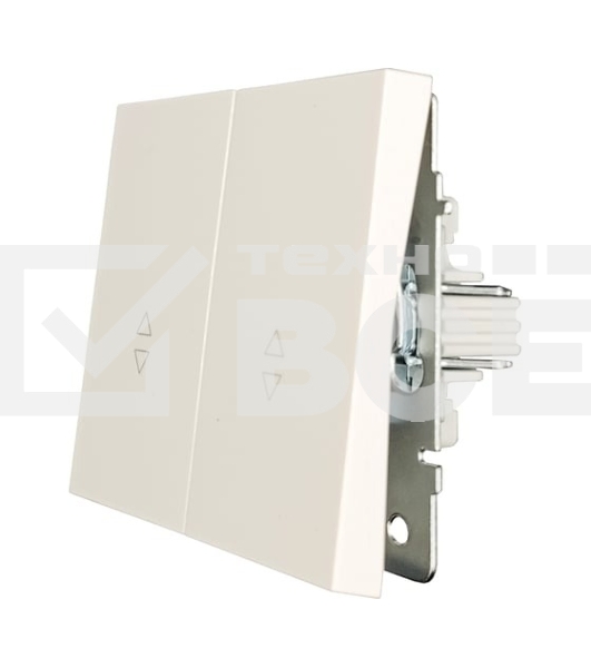 Выключатель проходной 2-кл. LEZARD СП ZIMA IP20 10А безвинт. зажим, слон. кость 704-9088-106QC