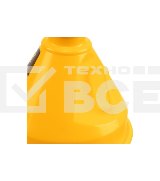 Воронка пластиковая Denzel 135 мм с металлическим ситом, гибким наконечником и непроливайкой 537210