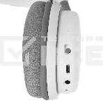 Гарнитура AULA G7 белый, беспроводная + проводная, до 65 ч, съёмный микрофон, подсветка, фото6