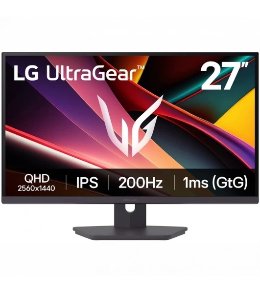Монитор LG 27' 27G610A-B, 2560x1440, IPS, 200Hz, HDMIx2+DP, регулировка, черный
