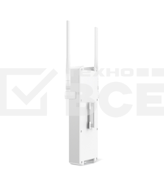 Двухдиапазонная точка доступа TP-Link EAP625-Outdoor HD, для улицы и помещений с поддержкой Wi-Fi 6 AX1800, 1 гиг. порт RJ45, 802.3af/at, Passive PoE (48 В, 0,5 А), IP67, 2 внешние антенны