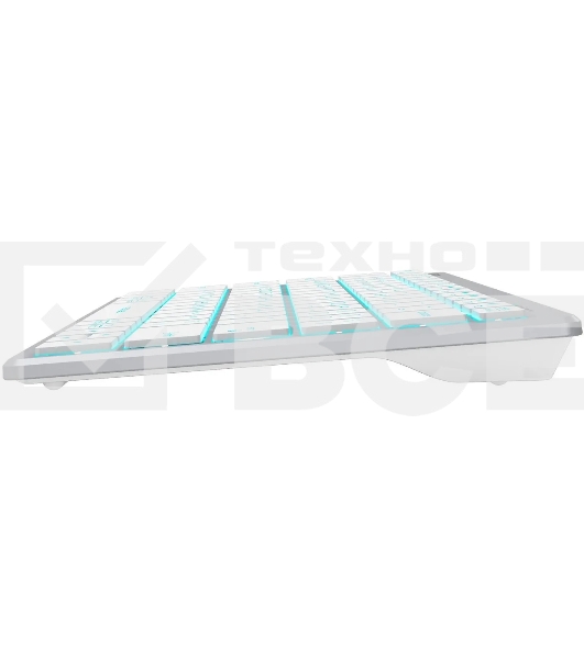 Клавиатура A4Tech Fstyler FX61 проводная, USB, белый/синий