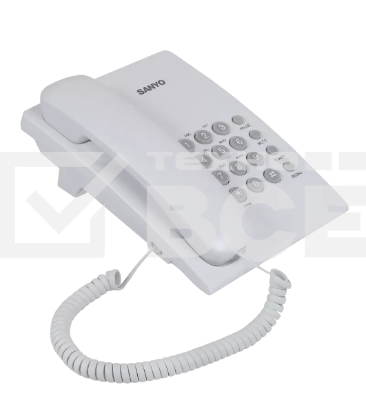 Телефон проводной SANYO RA-S204W белый
