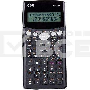 Калькулятор научный Deli ED-100MS черный 12-разр.