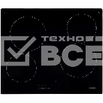 Электрическая варочная поверхность Hyundai HHE 6451 BG Hi-Light, независимая, черный, фото 1