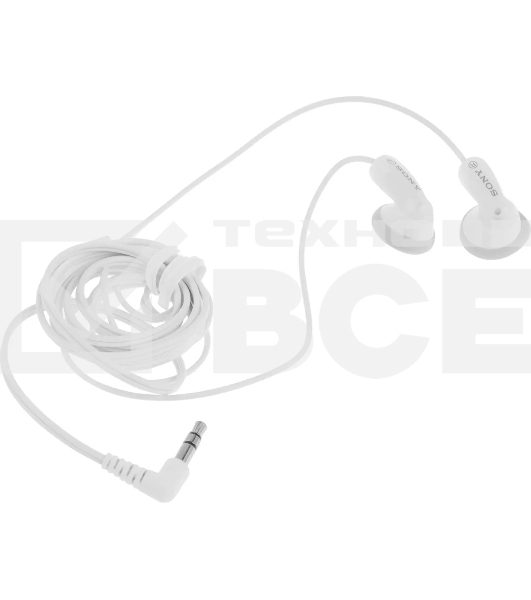 Наушники вкладыши Sony MDR-E9LP 1.2м белый проводные в ушной раковине