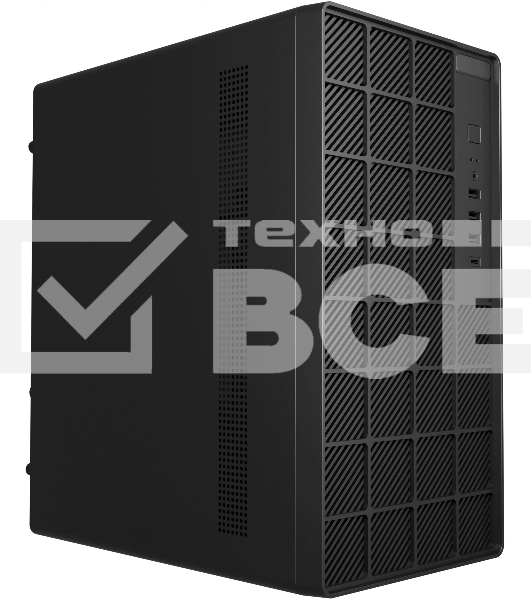 Компьютерный корпус Digma DCC-MN304 черный без БП mATX 2x120mm 2xUSB2.0 1xUSB3.0 audio