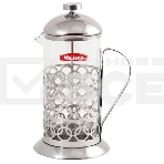 Френч-пресс MALLONY OLIMPIA,1000 мл, из жаропрочного стекла, в корп из нерж ст, T046-1000ML (950093), фото 1