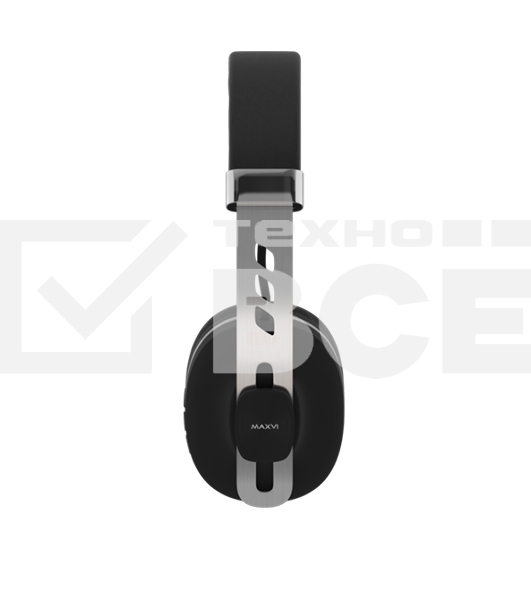 Беспроводные полноразмерные наушники Maxvi MHF-202BT черные, Bluetooth 5.3\FM\MP3\300 мАч\микрофон