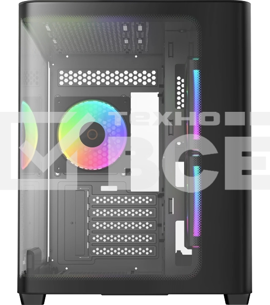 Компьютерный корпус Ocypus Iota C50 BK Curve ARGB Digital mATX без БП (Iota-C50-BKD300CD-GL)