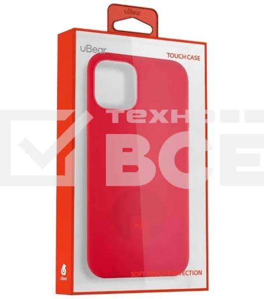 Чехол (клип-кейс) UBEAR Touch Case, для Apple iPhone 12/12 Pro, красный cs62rr61th-i20