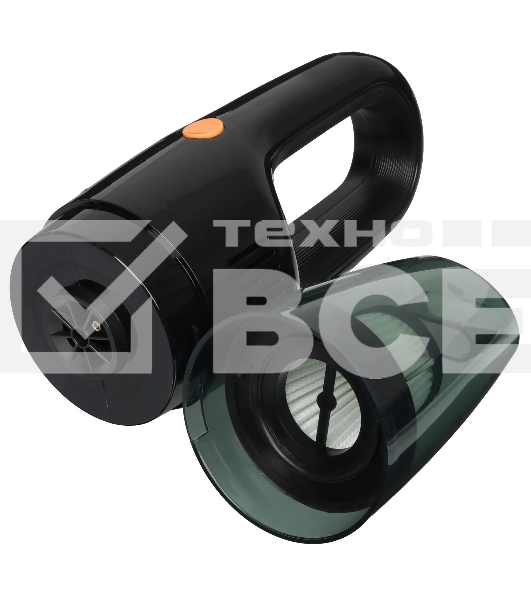 Пылесос автомобильный QUMO VaccoPM 6D черный/серый, 120 Вт, уборка сухая, пылесборник контейнер 0.35 л