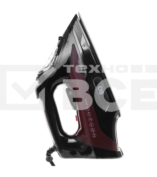Утюг BQ SI1003 черный/винный/красный, 2600 Вт, 35 г/мин, 160 г/мин, 360 мл