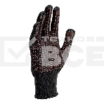 Перчатки трикотажные Сибртех, синтетическая нить, ПВХ-гель точка, черный, L, 13 класс, фото9