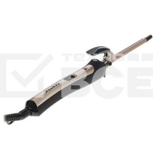 Щипцы для завивки волос Centek CT-2091 черный/золотистый, 9 мм, 200 °C, 1 режим