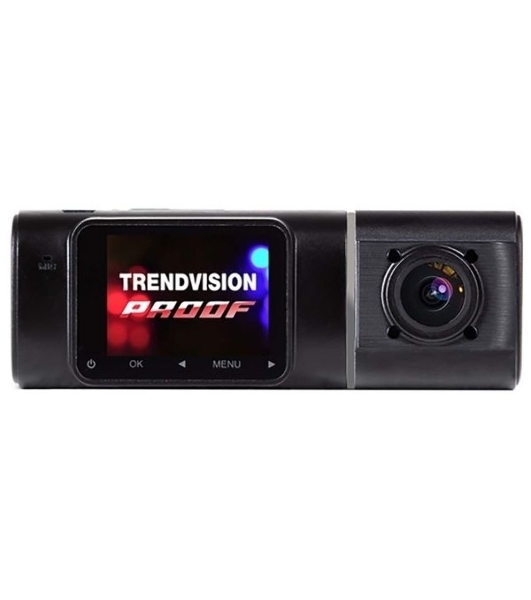 Видеорегистратор TrendVision Proof PRO GPS, 1920x1080, 1.5', с камерой заднего вида, GPS/ГЛОНАСС, G-сенсор, датчик движения