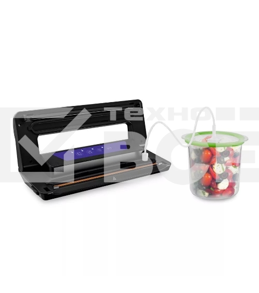 Вакуумный упаковщик Kitfort КТ-1528-1 110Вт черный/фиолетовый