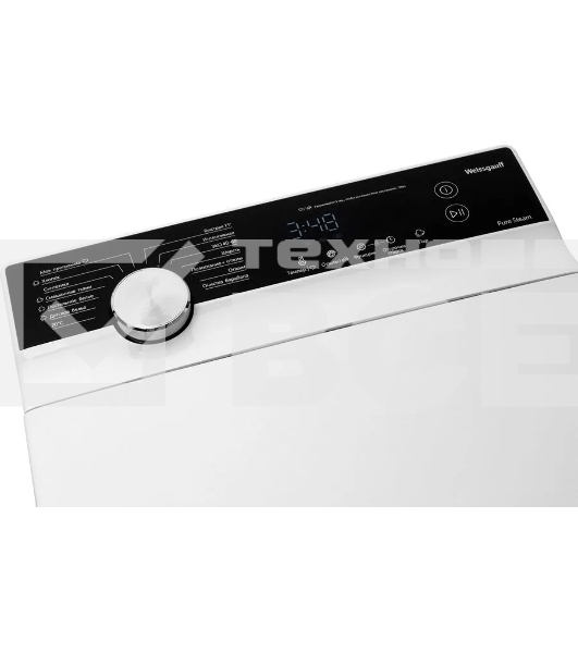 Стиральная машина Weissgauff WM 40970 TD (430263) белый, вертикальная  загрузка 7 кг, 1200 об/мин, класс:A+++