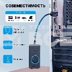 Внешняя звуковая карта Vention USB c регулятором громкости Черная, фото17