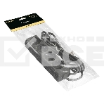 Удлинитель ExeGate ECE-4-3B (EX285813RUS), черный, 3 м, Евровилка с заземлением, 4 евророзетки с заземлением, 2200 Вт, фото2
