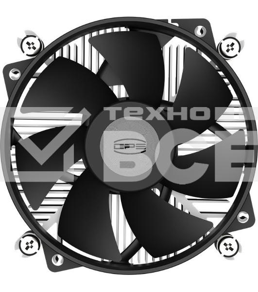 Устройство охлаждения (кулер) PcCooler R95-I Soc-1200/1700/1851 4-pin Al+Cu 95W 400gr Ret (R95-XXNIXX-GL)