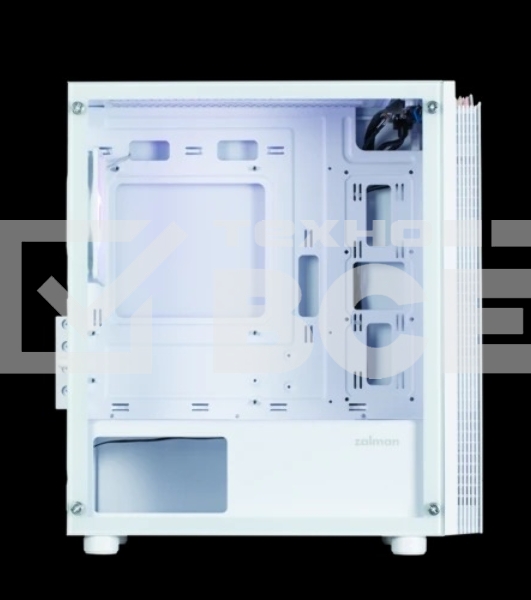 Компьютерный корпус Zalman T4 PLUS, MATX, белый, WINDOW, 1 x Combo (3.5'' or 2.5''), 1x3.5'', 2x2.5